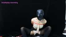 Xiaomeng Head under Pantyhose and Hoods 6