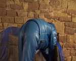 Get 2 Videos with Alina in shiny nylon Downwear from 2008 6
