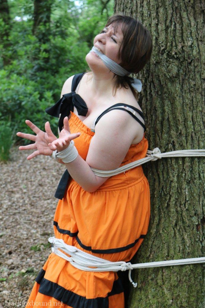 Blackfoxbound UK Tree Bound Damsel