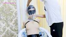 Xiaomeng in Zentai Tickled Breathplay 1