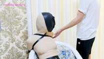 Xiaomeng in Zentai Tickled Breathplay 6