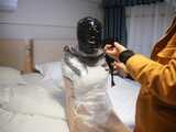 Xiaomeng First Time Mummified Breathplay 8