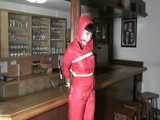 3 Videos with Jill tied and gagged in shiny nylon Rainwear. From 2005-2008! 6