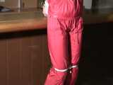 3 Videos with Jill tied and gagged in shiny nylon Rainwear. From 2005-2008! 8
