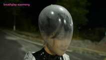 Xiaoyu Night Stroll and Near Blackout Condom Breathplay 4