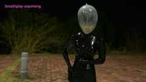 Xiaoyu Night Stroll and Near Blackout Condom Breathplay 5