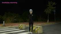 Xiaoyu Night Stroll and Near Blackout Condom Breathplay 7