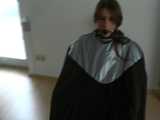 5 short Videos with Katharina tied and gagged in shiny nylon rainwear from 2005-2008 10