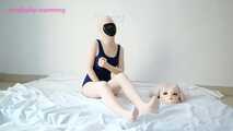 Xiaomeng in Kigurumi and Ventilation Bag 3