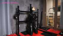 Xiaomeng Breathplay Punishment in Latex Suit and High Shoes 10