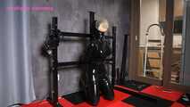 Xiaomeng Breathplay Punishment in Latex Suit and High Shoes 11