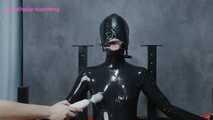 Xiaomeng New Full Body Latex Suit Breathplay 1